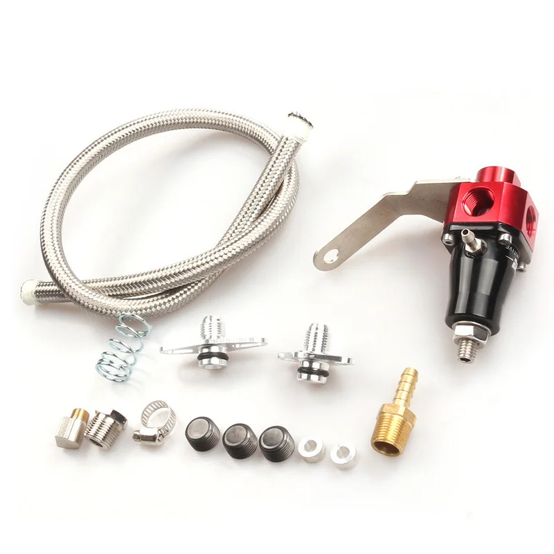 

Топливный клапан 0-160psi, гоночный Универсальный алюминиевый сплав, аксессуары для модификации автомобиля, комплект топливной линии турбо