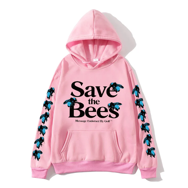 

2020 Europe and America Hot Sale Save Bees Men's and Women's Hooded Pullover anime clothing Hoodie Long Sleeve hoody sudadera