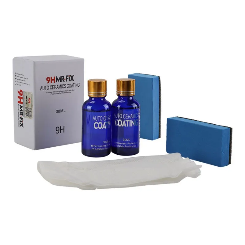

Уход за лакокрасочным покрытием Автомобильная керамическая нано-стеклянная куртка устойчивая к царапинам Автомобильная твердость H9 крася...