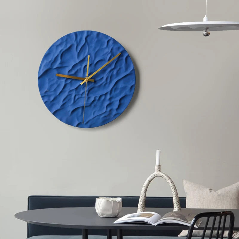 Настенные часы в скандинавском стиле роскошные художественные керамические