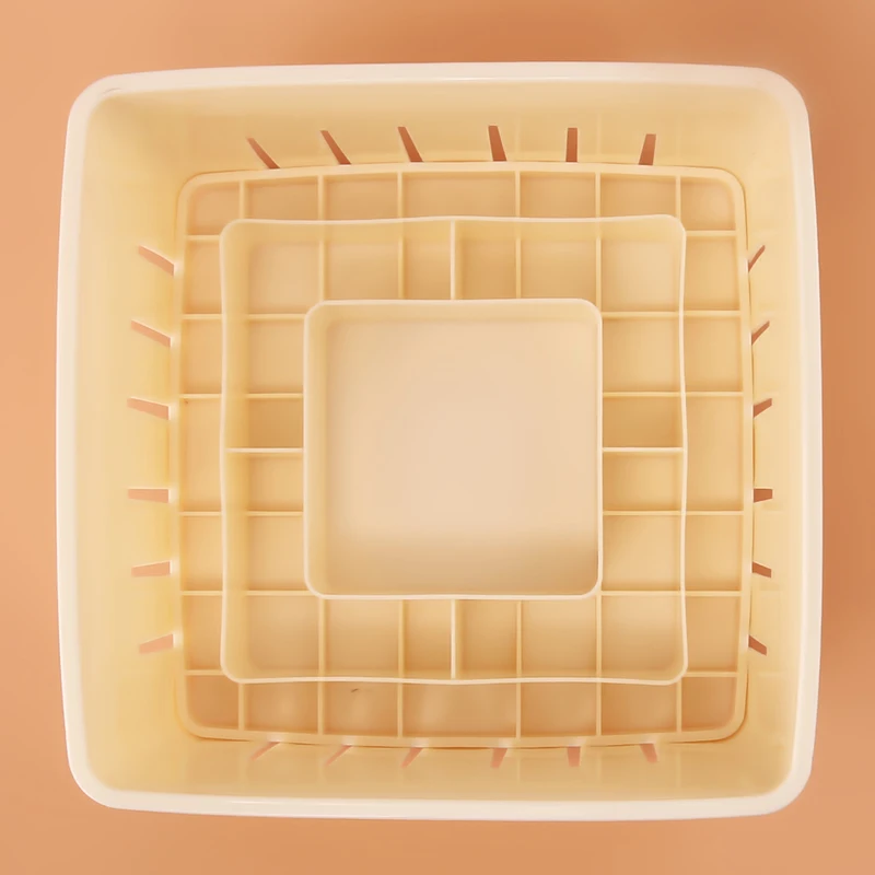 DIY Пластик тофу стемпер для домашнего пресс-форм производства коробка Кухня