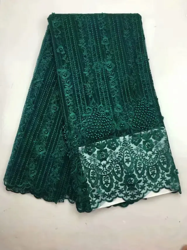 Королевская винная африканская кружевная ткань 2019 Высококачественная