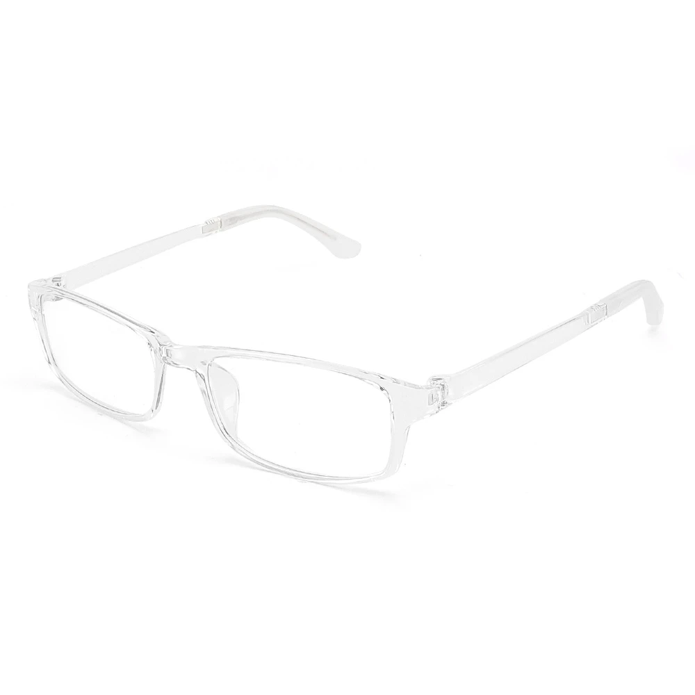 Transparent Cyxus синие световые блокирующие очки TR90 прямоугольные компьютерные очки анти глаза глазные прозрачные линзы унисекс 8327 - Цвет оправы: Transparent