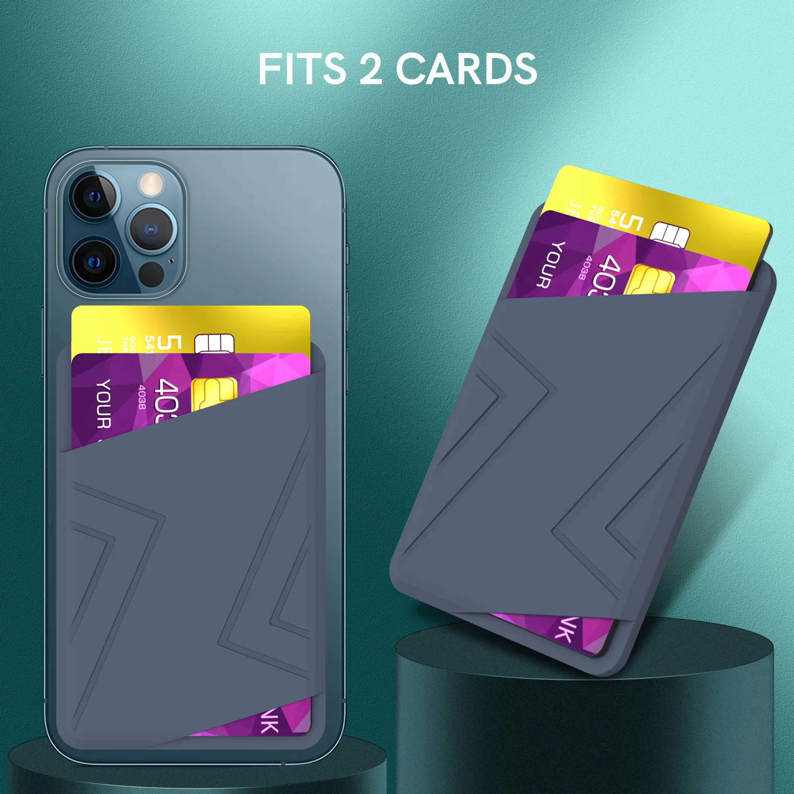Magnetische Handy Karte Halter Silikon Zurück Brieftasche Karte Tasche für IPhone 12 Pro Max 12 Mini Magsafe Adsorption Abdeckung fall
