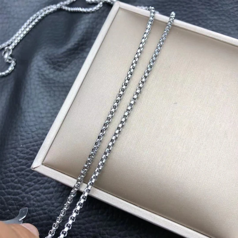 

Silver Color Letter Skr Necklace Irregular Words Pendant Link Chain Hip Hop Jewelry Accessories for Women Men Gifts 2021