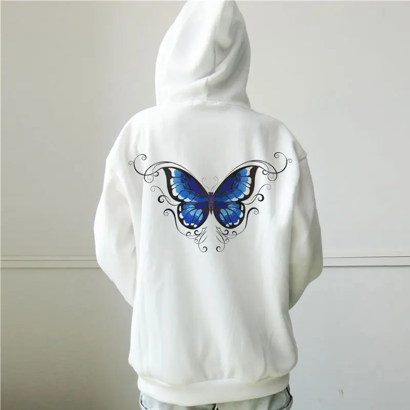 

Куртка Базовая женская с принтом бабочки, шикарная универсальная однотонная верхняя одежда на молнии в стиле ретро, модное пальто для подростков, Повседневная Верхняя одежда для девушек