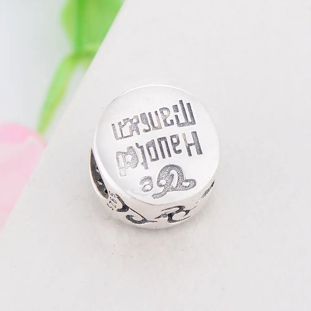 Подлинное 925 пробы серебряные подвески ведьма демон Подвеска бусина для к оригиналу Pandora, браслет или ожерелье с шармами "сделай сам" для изготовления ювелирных изделий