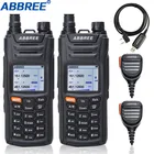 Рация ABBREE AR-F6, 2 шт., Многодиапазонная, VHF UHF DTMF 999CH VOX DTMF, функция SOS, сканирование, секундомер, портативное радио
