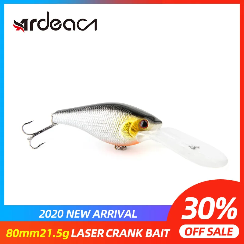 ARDEA рыболовная приманка кренкбейт топовая искусственная воблер 80 мм 21 5 г Воблер