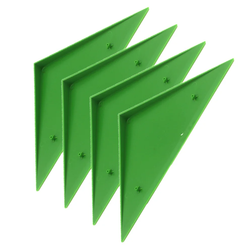 

4PCS Durable Triangle Foosball Table Football Table Corner Edge Protector Fit for Most Foosball Tables Green
