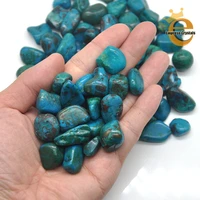 natural chrysocolla crystal tumbled bulk healing mineral specime gemstones gem raw aquarium decoration
