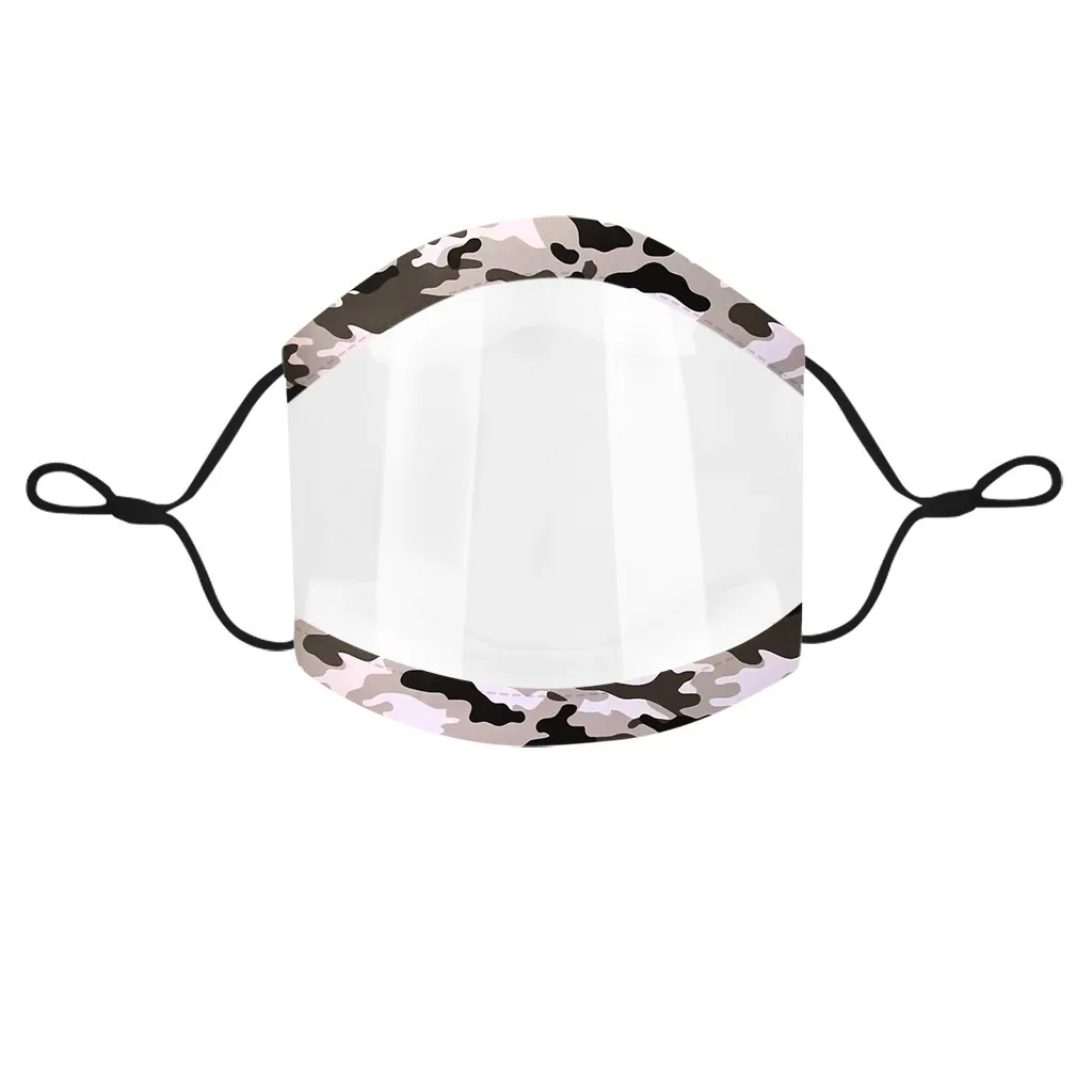 1PC Adult Mask With Clear Window Visible Expression For The Deaf And Hard Of Hearing Creative Transparent screen Mouth Cover | Дом и сад