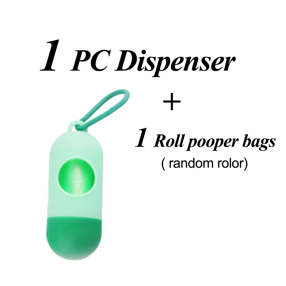Корм для питомцев, Собаки Сумки Pooper Сумка-переноска для собак, для улицы аксессуары Портативный корма мешки для мусора для собак, товары для животных, кошек Pooper для питомцев - Цвет: green-pr0009