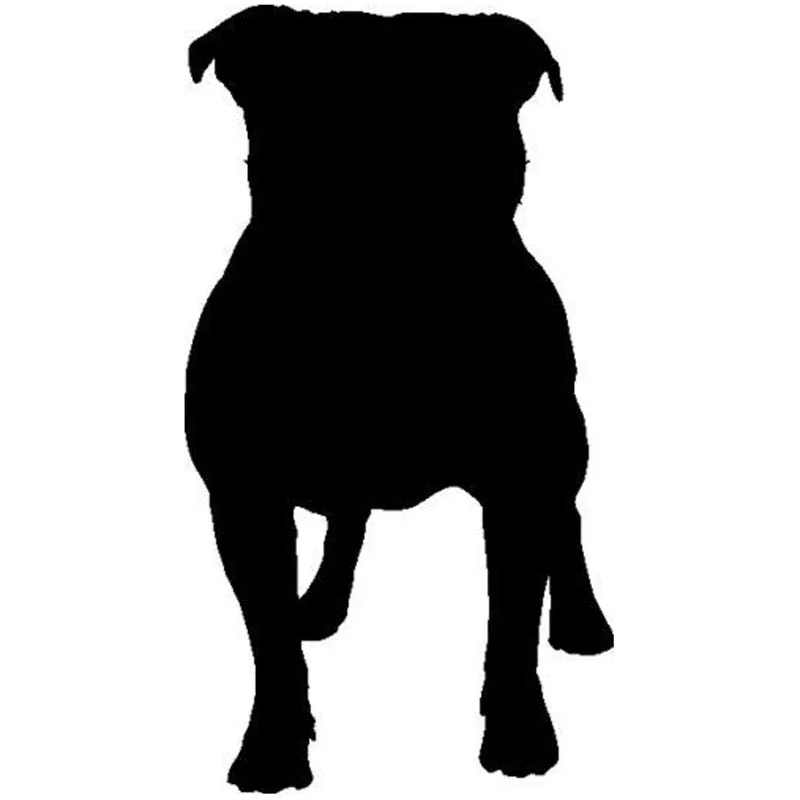 

Cartoon Lovely Staffordshire Bull Terrier Dog Car Sticker Automobiles Motorcycles Exterior Accessories Vinyl Decals