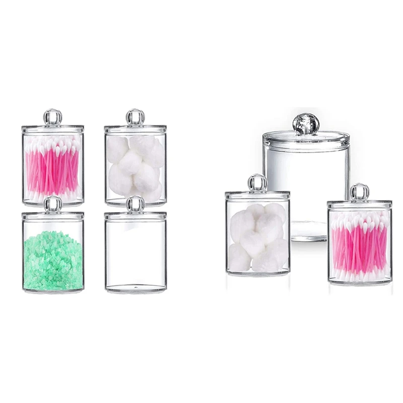 Держатель ватным тампоном держатель чистый макияжный Органайзер аптека банки с