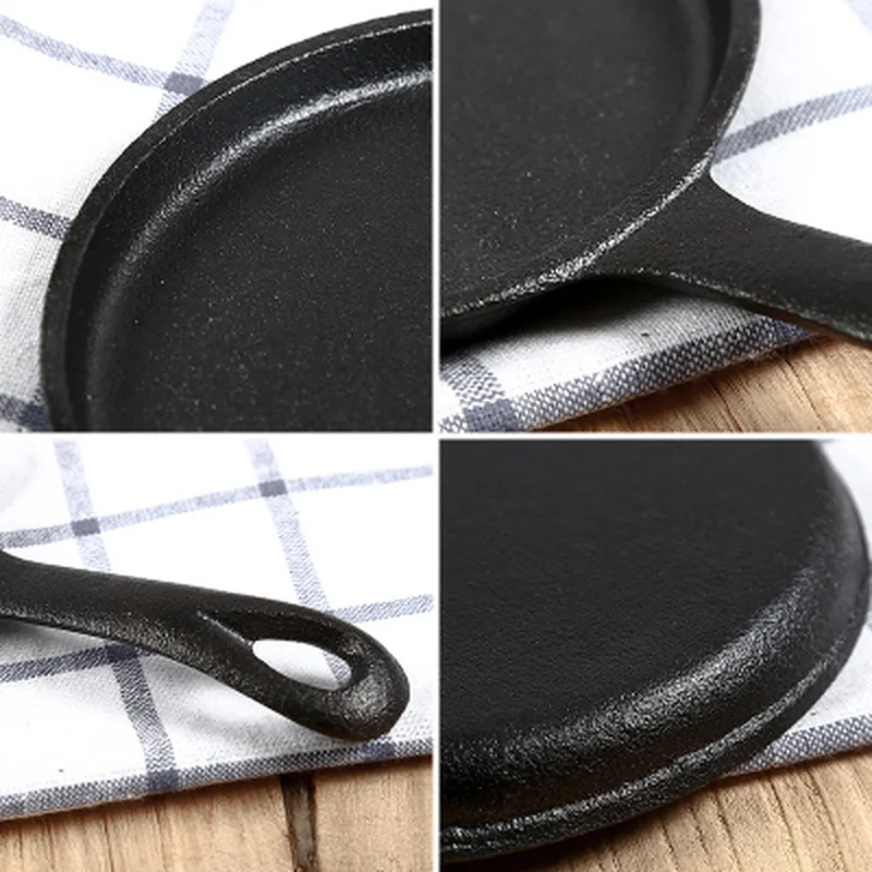 Кухонная утварь 13 см/16 см/20 см антипригарная сковорода чугунная утолщенная для