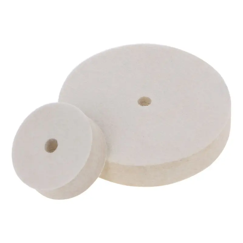 

2/4 Inch Polishing Buffing Grinding Wool Felt Wheel Polisher Abrasive Disc Pad For Bench Grinder Rotary Tool