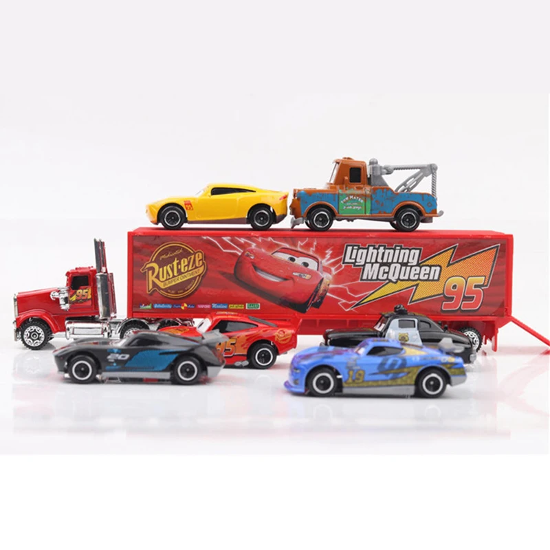 

7PCS/Set Car Model General Mobilization Suit Alloy Sliding Car Pocket 1:55 Diecast Metal Car Model Toy Boy Christmas Gift