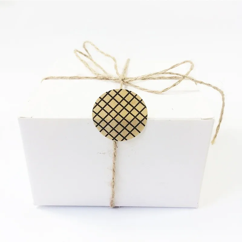 90 шт./лот винтажная круглая крафт-бумага решетка серия стрел Уплотнительная