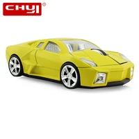 chyi sport car shaped wireless mouse 1600dpi usb optical computer mouse mini 3d gaming mice with mouse pad for pc laptop