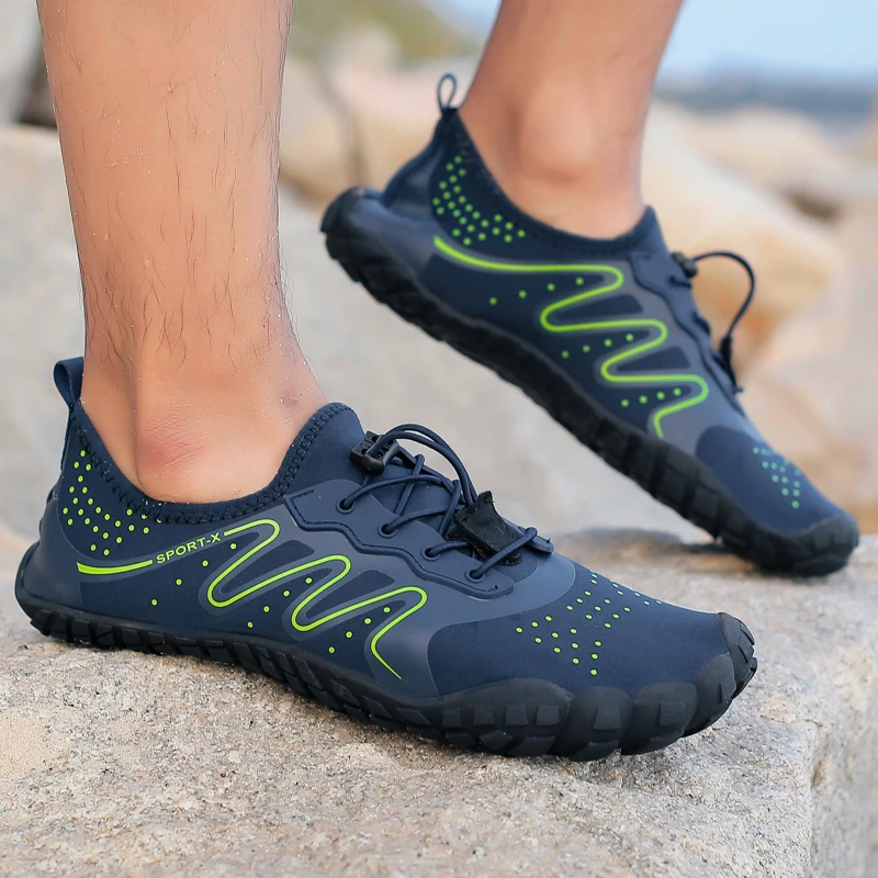 

Man Women Quick-Dry Non Slip Upstream Barefoot Aqua Shoes Elastic Comfortable Trekking Sneakers Outdoor Surfing Wading Shoes