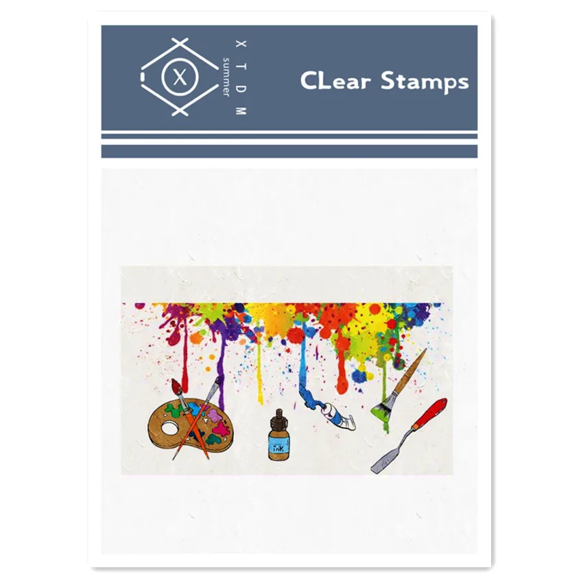 Фотоальбом для скрапбукинга прозрачный силиконовый|Штампики| |