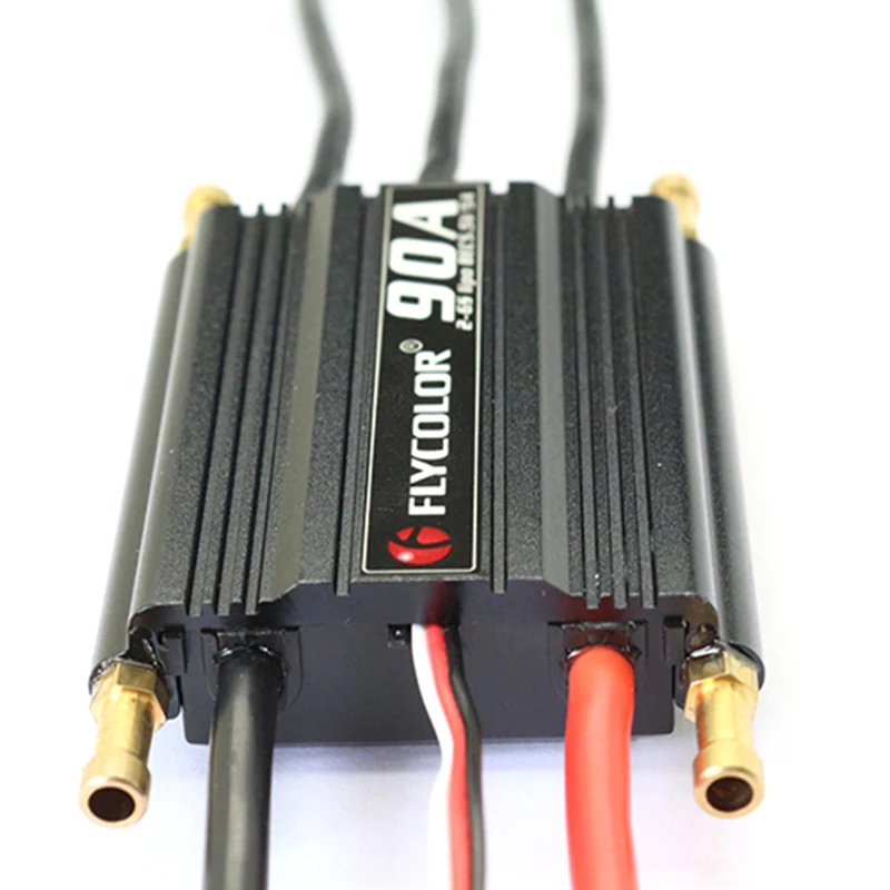 flycolor 90a бесщеточный esc для rc лодки 2 6s с 5