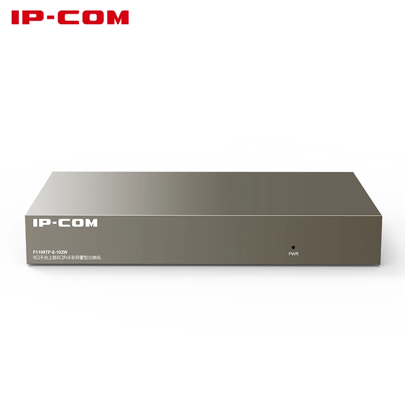 IPCOM F1109TP 8 102W Переключатель POE сетевой коммутатор gigabit ethernet 9*10/100 Мбит/с RJ45 Порты и