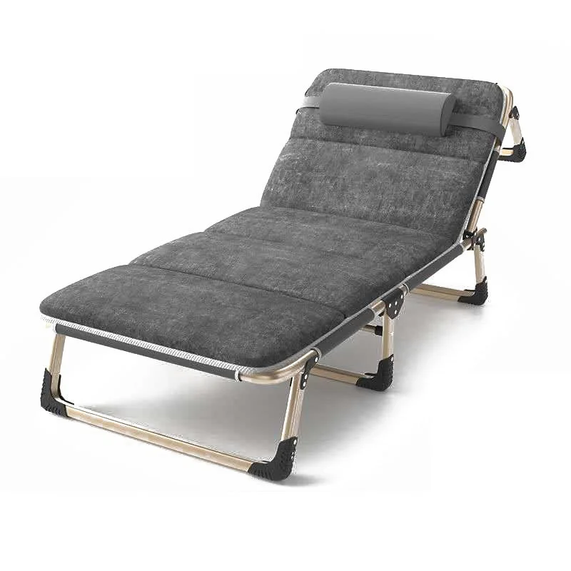 

Folding bed single bed office lounge chair household simple lunch break bed multifunctional marching bed