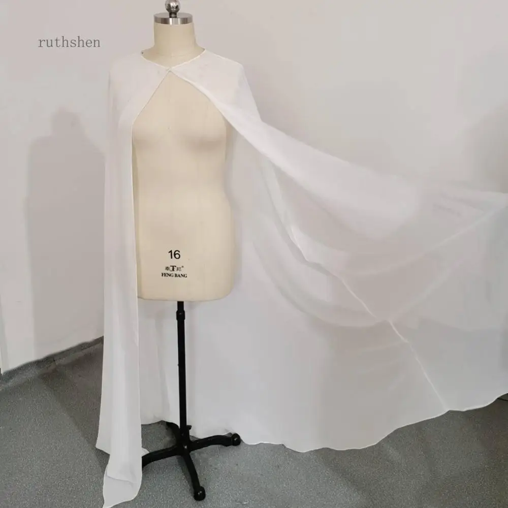 Шифоновая газовая шаль обернутая Болеро длиной до пола свадебная куртка для