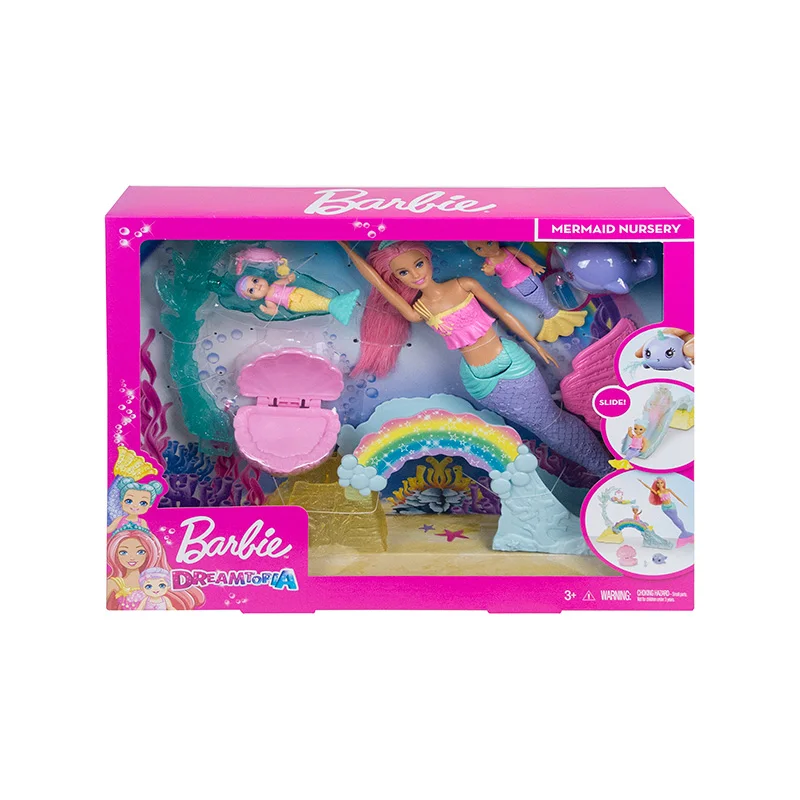 

Suit Girl Princess Toys Children Barbie Clothes Barbie Doll Mermaid Gift Bag Doll Birthday Nursery Teacher FXT25