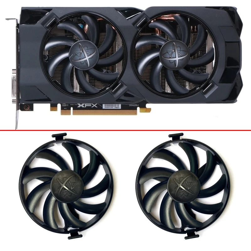 

Кулер для видеокарты RX470, RX480, FDC10U12S9-C, для XFX, AMD, Radeon RX 470, 480, 580, RX580, RX480, RX470 EDITION