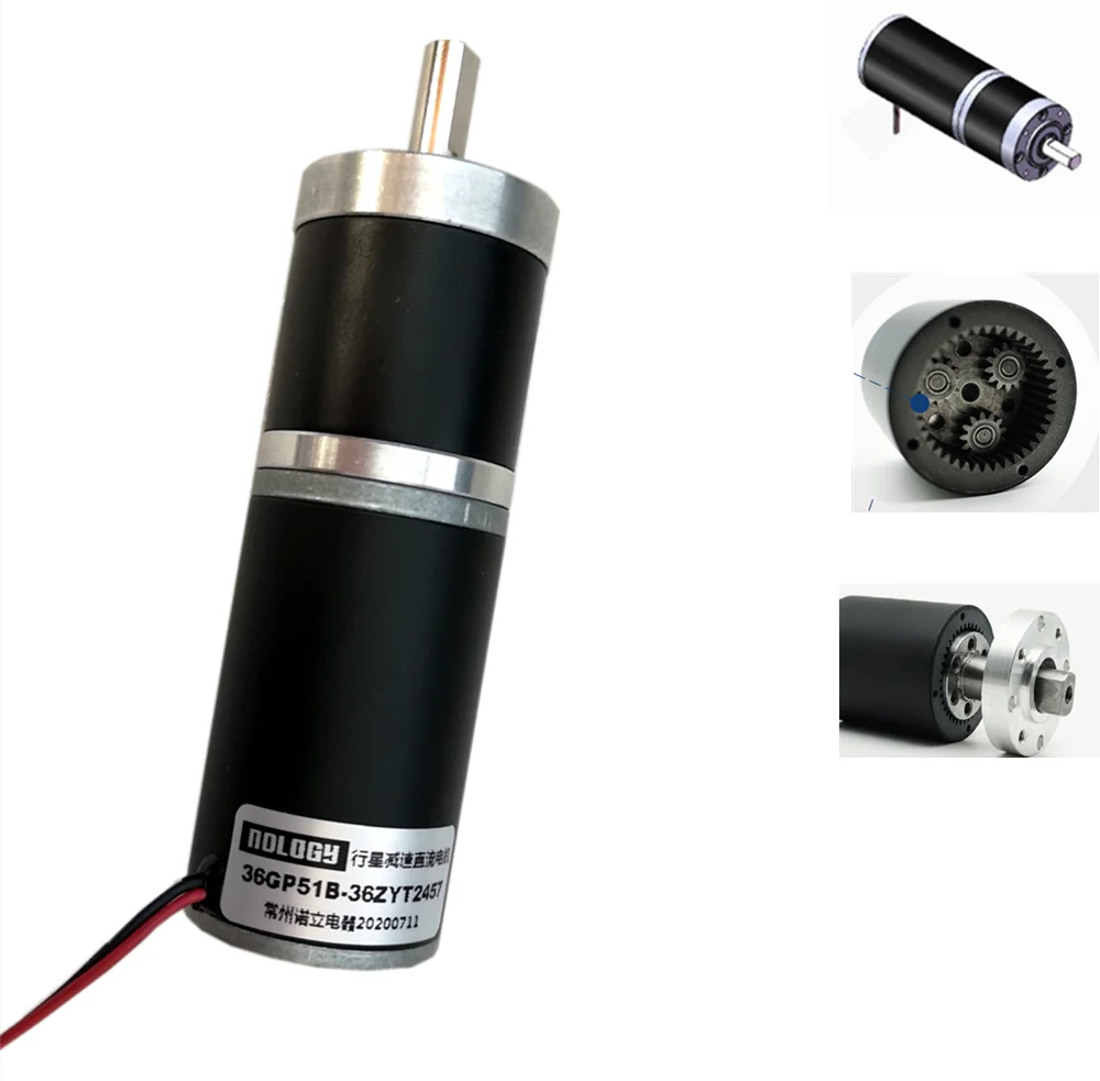 Balançou o Motor Planetário da Escova da C.c. 24v da Desaceleração do Carro do Veículo 36mm Agv 12v