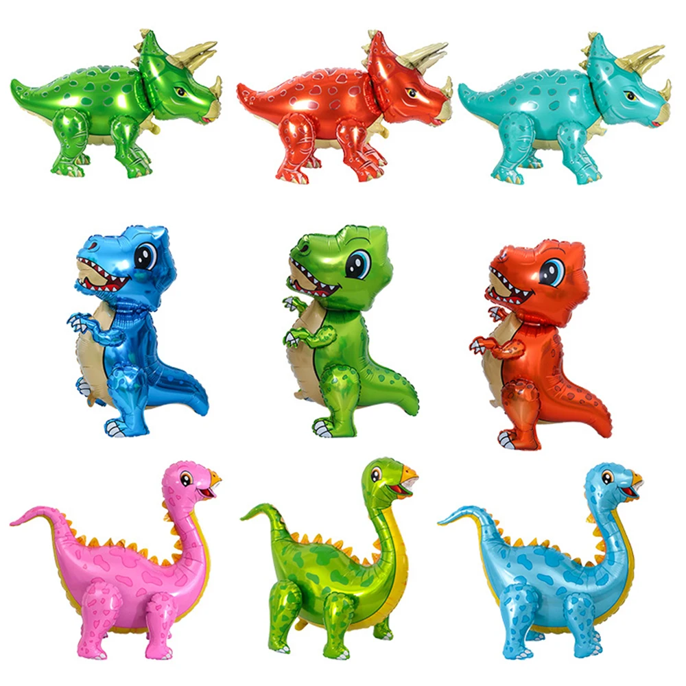Воздушные шары из фольги в виде динозавра для мальчиков воздушные 1 2 3 4 5