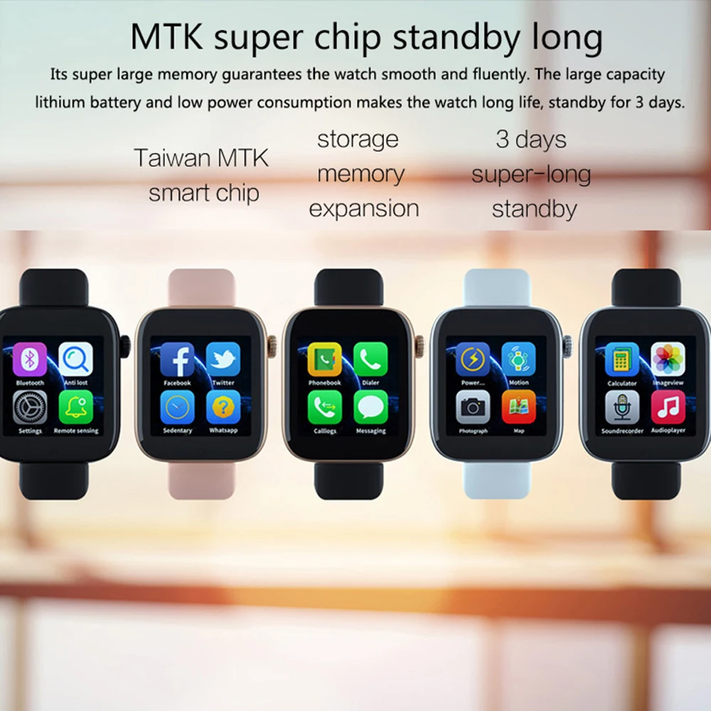 Z6 Смарт-часы для женщин и мужчин 2G SIM TF карта фитнес Bluetooth IOS Android Часы камера