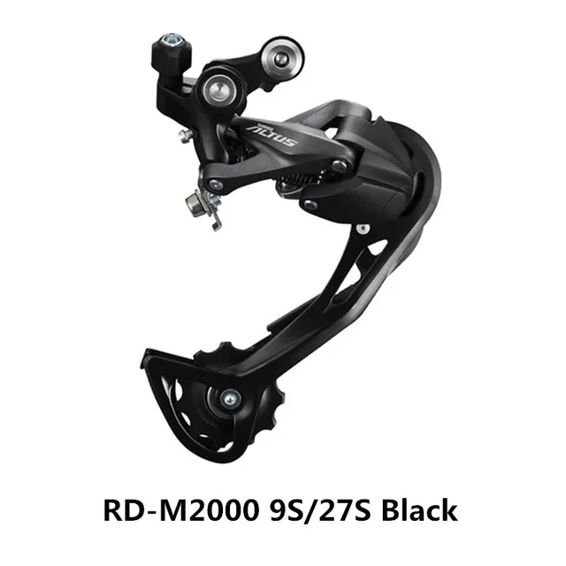 RD M2000 Black Shimano acera RD-M2000 черный/RD-M3000 Серебряный задний циферблат горный велосипед 9/27 задний переключатель скорости M390 бренд - Цвет: RD M2000 Black