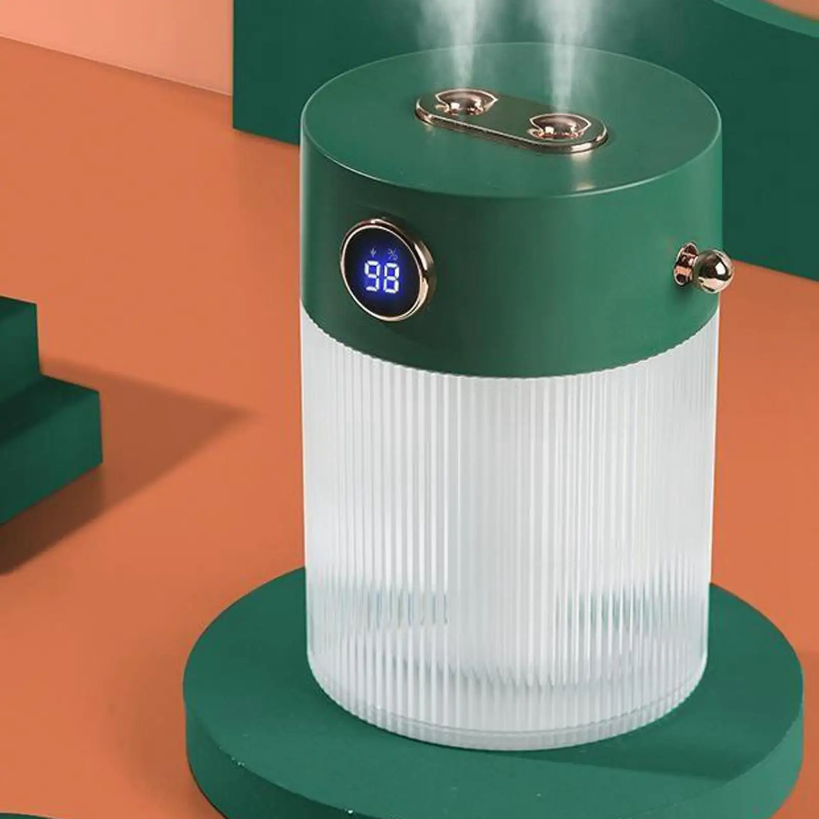 

Portable Ultrasonic Humidifier with Smart Screen Crystal Mist Purifier Yoga