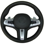 Накладка на руль из микрофибры для BMW M Sport G30, G31, G32, G20, G21, X3, G01, X4, G02, X5, G05, G14, G15, G16, чехол рулевого колеса автомобиля