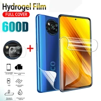 1-3pcs poco soft Hydrogel Film For xiaomi poco Pro NFC pocophone pro front back camera lens film screen protector