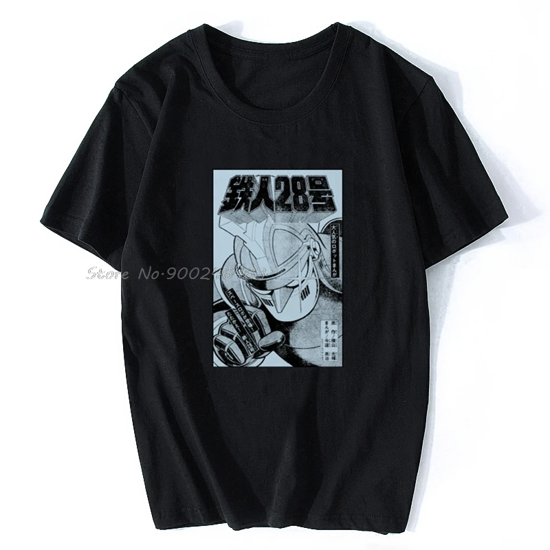 Футболка мужская из хлопка с изображением гиганта Tetsujin 28 T28 уличная одежда в