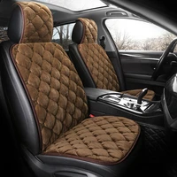 car seat cover front rear flocking cloth cushion non slide auto accessories universa seat protector mat pad keep warm in winter