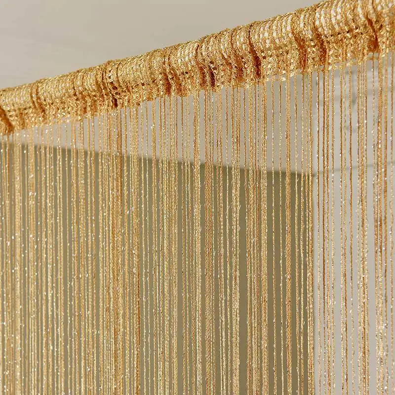 Роскошные хрустальные занавески 3 м * модные строки шторы для двери гостиной