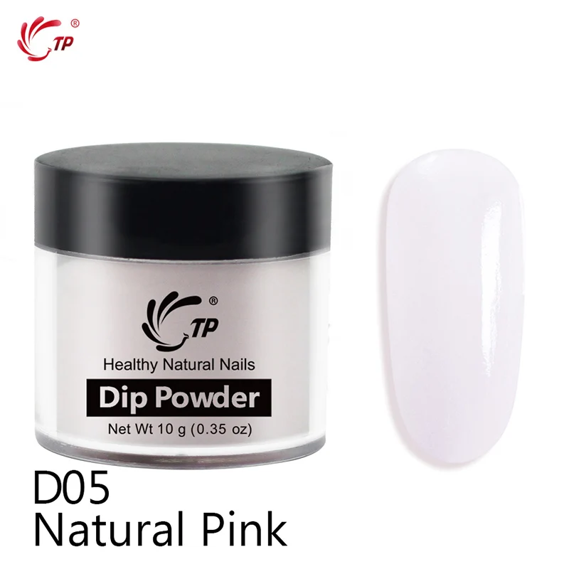 Natural Pink Dip порошок для полировки, стойкий Прозрачный Красный Блеск для ногтей, акриловый порошок для салона, впитывающий жидкий цвет, пылезащитный пигмент - Цвет: Natural Pink