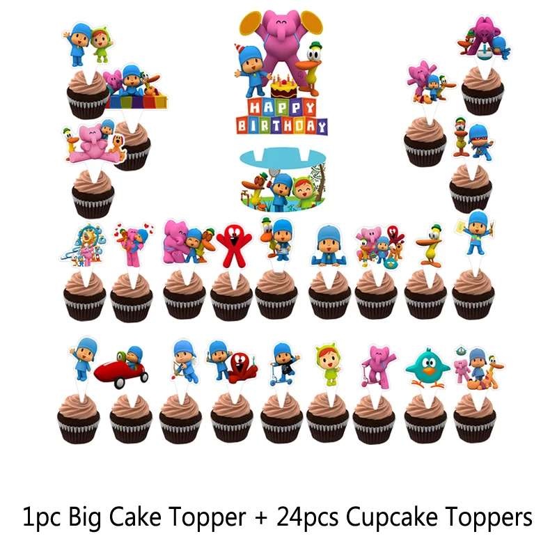 Eily Pato товары для вечеринок ПП слон воздушные шары торт Топпер день рождения