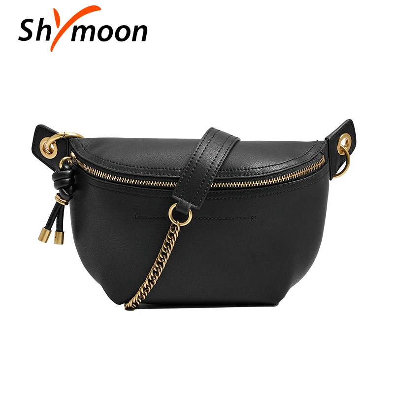 SHYMOON Высококачественная Женская поясная сумка роскошные брендовые дизайнерские