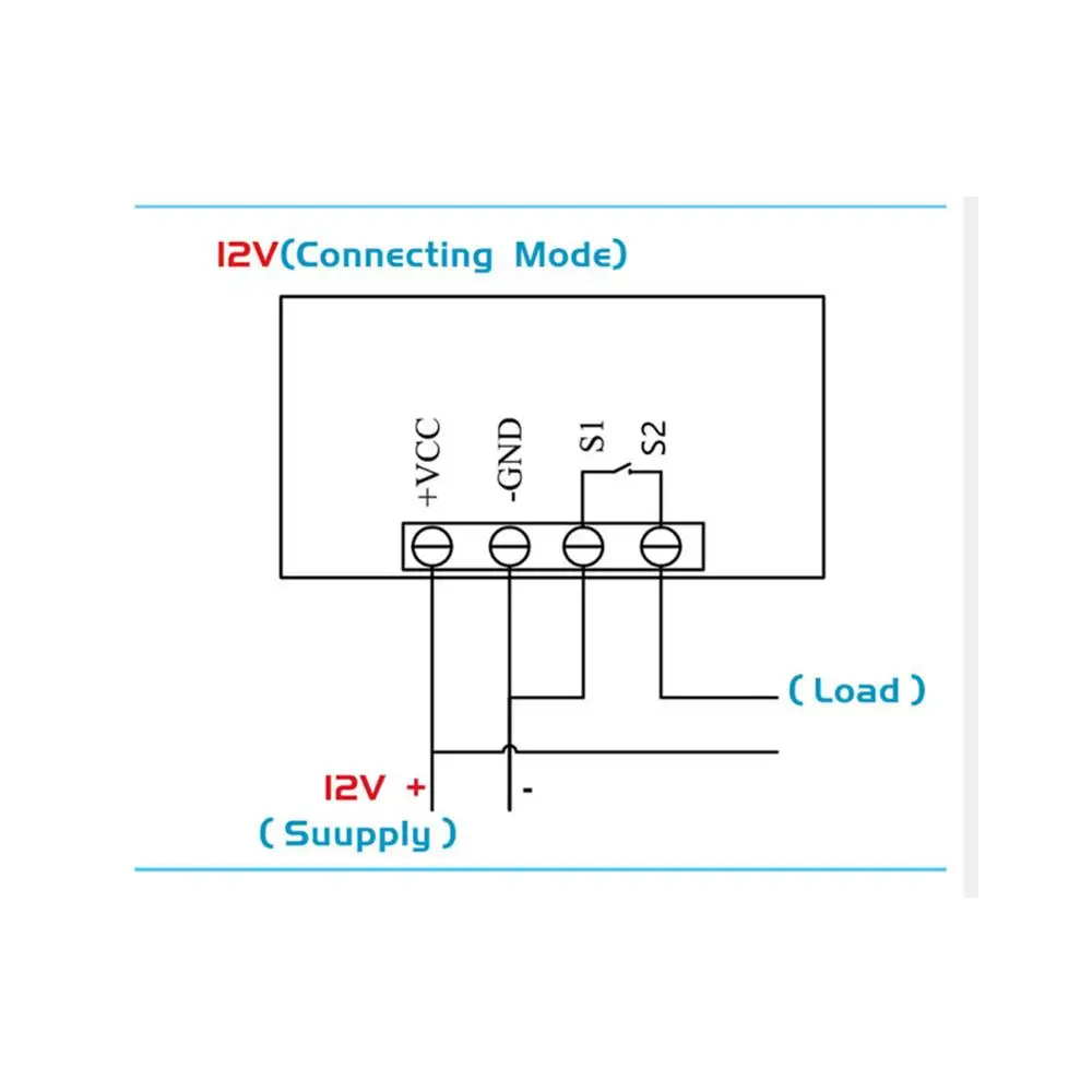 W3230 DC 12V 24V 110V 220V AC цифровой регулятор температуры светодиодный термостат с
