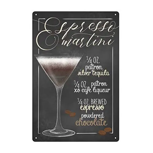 

Cocktail Metal Sign Plaque Metal Vintage Pub Tin Sign Wall Decor for Bar Pub Club Man Cave Retro Metal Posters Iron Painting