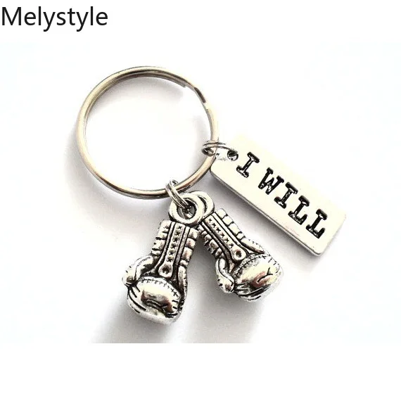 2019 брелок для ключей в виде боксерских перчаток спортивный боксера мужское