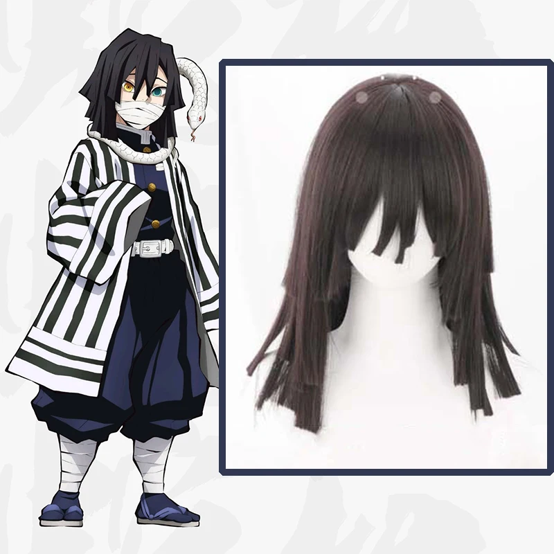 

Anime Comic Demon Slayer Kimetsu No Yaiba Cosplay Wigs Iguro Obanai Cosplay Wig Synthetic Wig Hair Halloween Hair Blade Of Demon