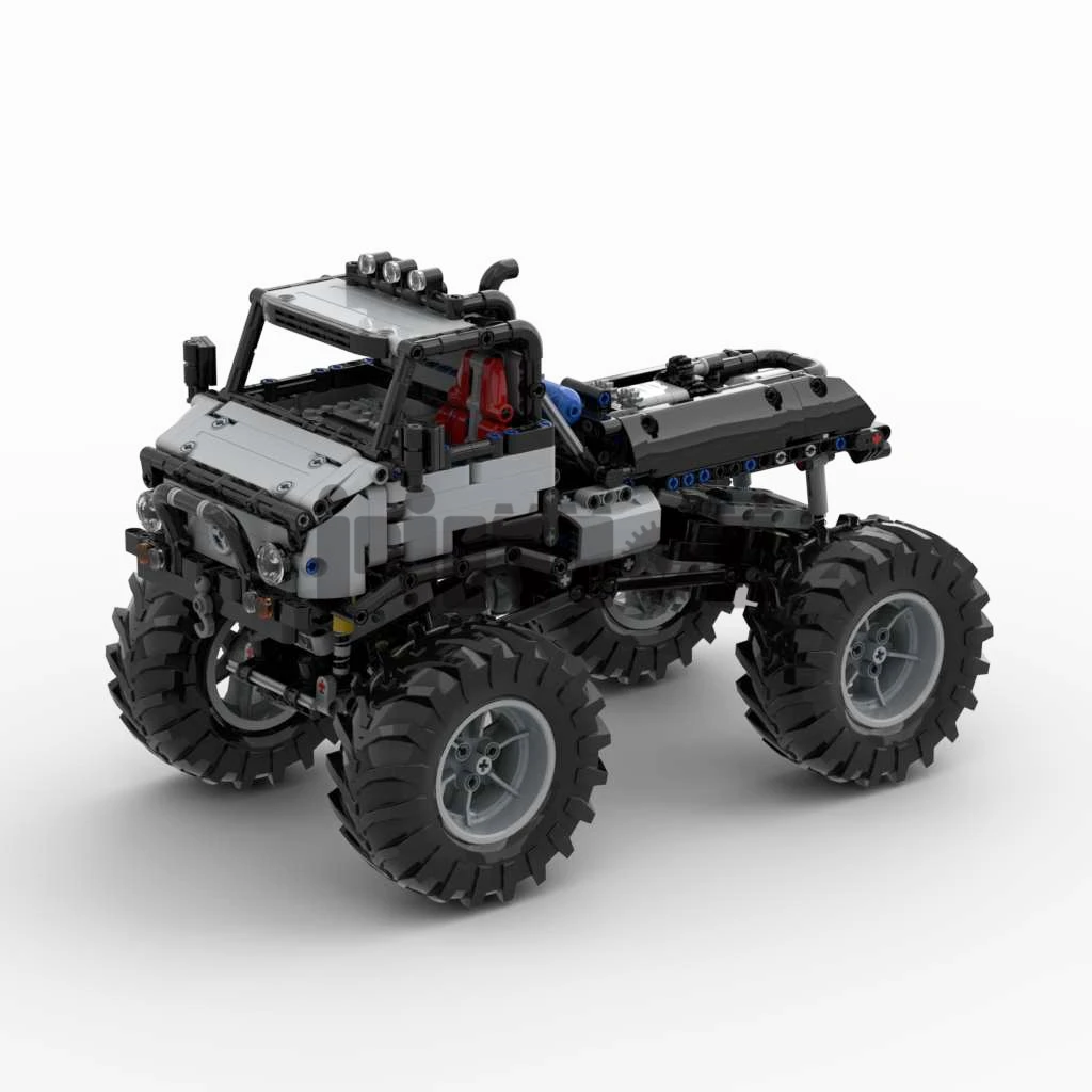 986 шт. Детский конструктор Unimog Bigfoot SUV с дистанционным управлением - купить по